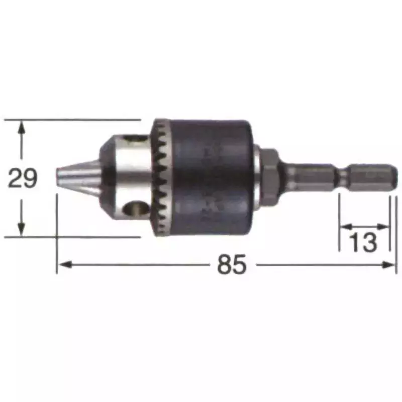 Vessel Drill Chuck (with Key), BH-20