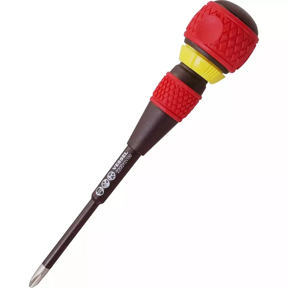 Vessel Ball Ratchet Screwdriver, 2200 +2X100