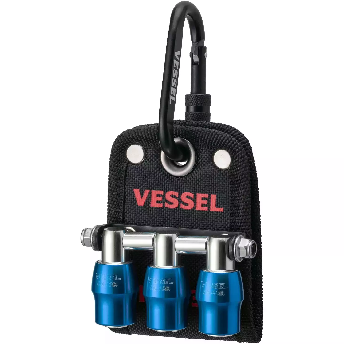 Vessel Quick catcher triple holder, QB-10B3B