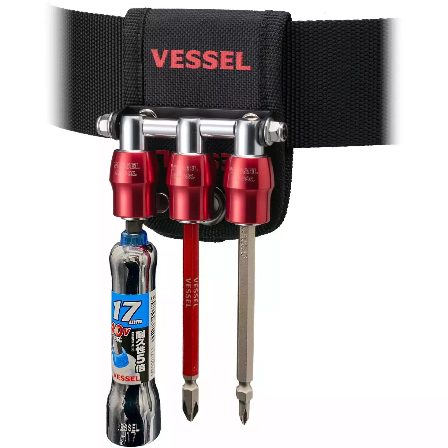Vessel Quick catcher triple holder, QB-10B3B
