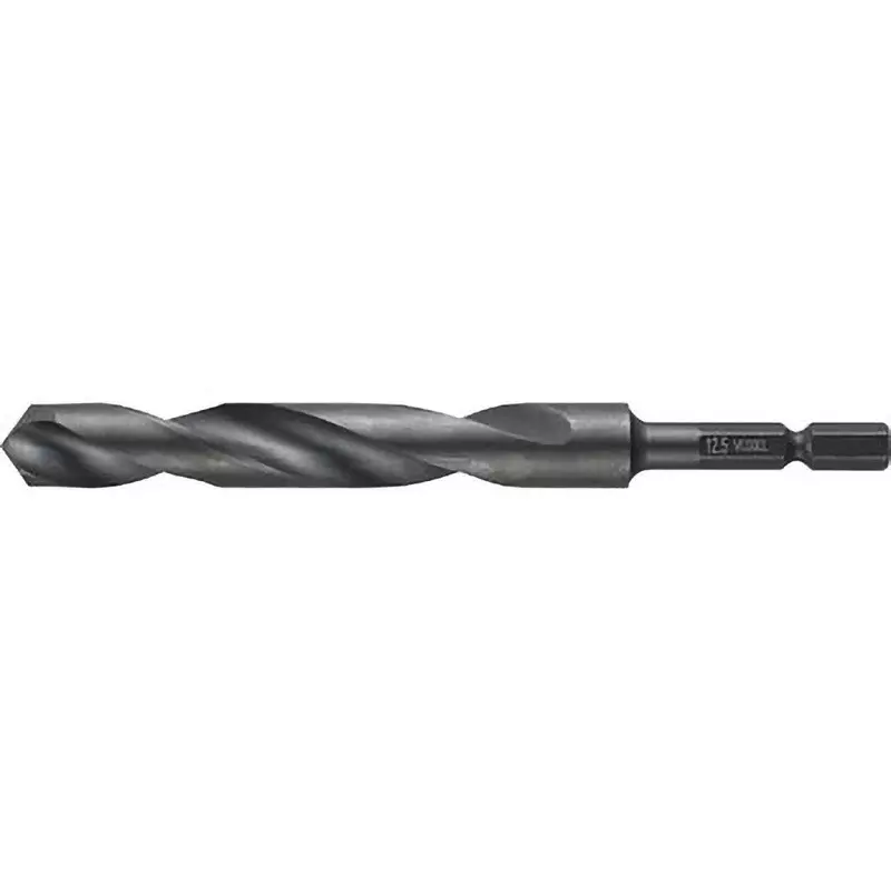 Vessel KESSAKU Drill Bit Hexagonal 128 mm Overall Length for Steel, KMD-12.5