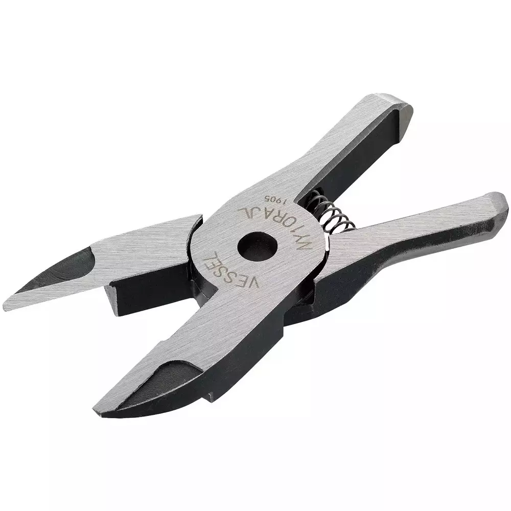 Vessel Slide Air Nipper Blade for Horizontal Type Straight Blade with Carbide Tip, NY10RAJL