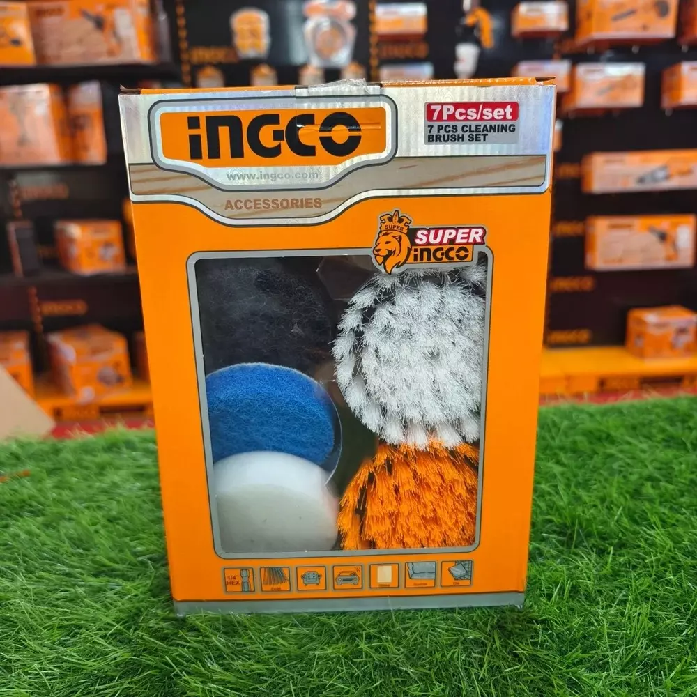 ingco-7-pcs-cleaning-brush-set-4-inch-1016-mm-hex-shank-wcb0701
