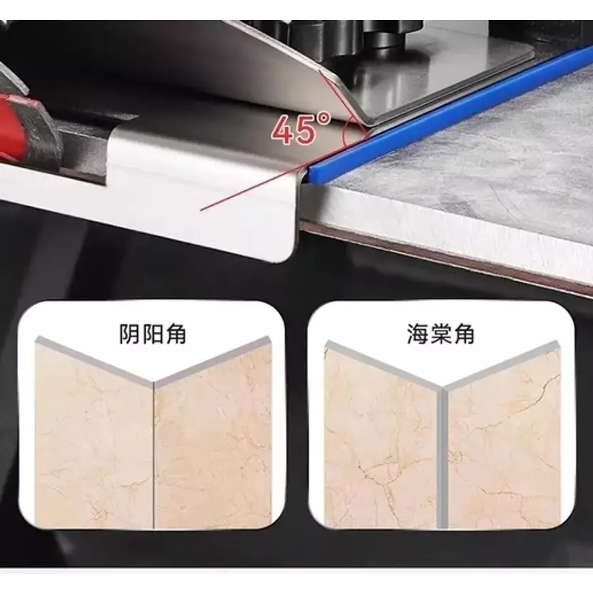ToolsT 30 cm Tile Cutting Angle Grinder Stand with 45° Chamfer Lever Tool