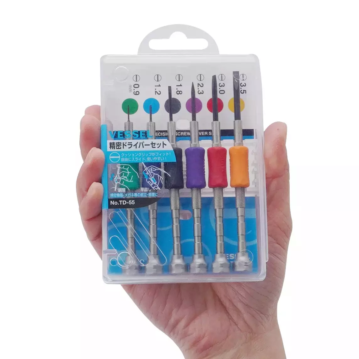 vessel-precision-screwdriver-6pcs-set-td-55