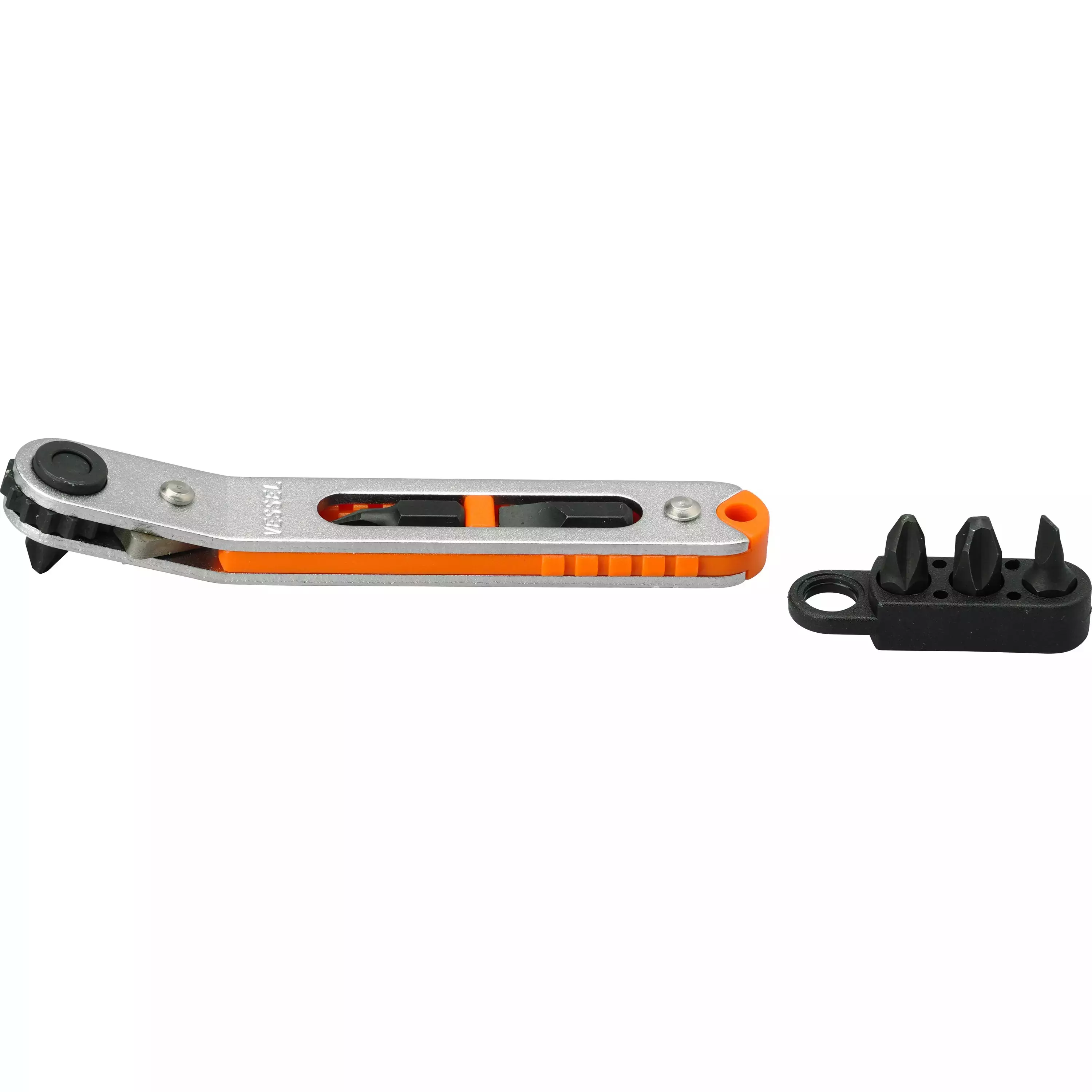 Vessel Flat-shaped Ratchet Screwdriver<Bent-up Type>, TD-78