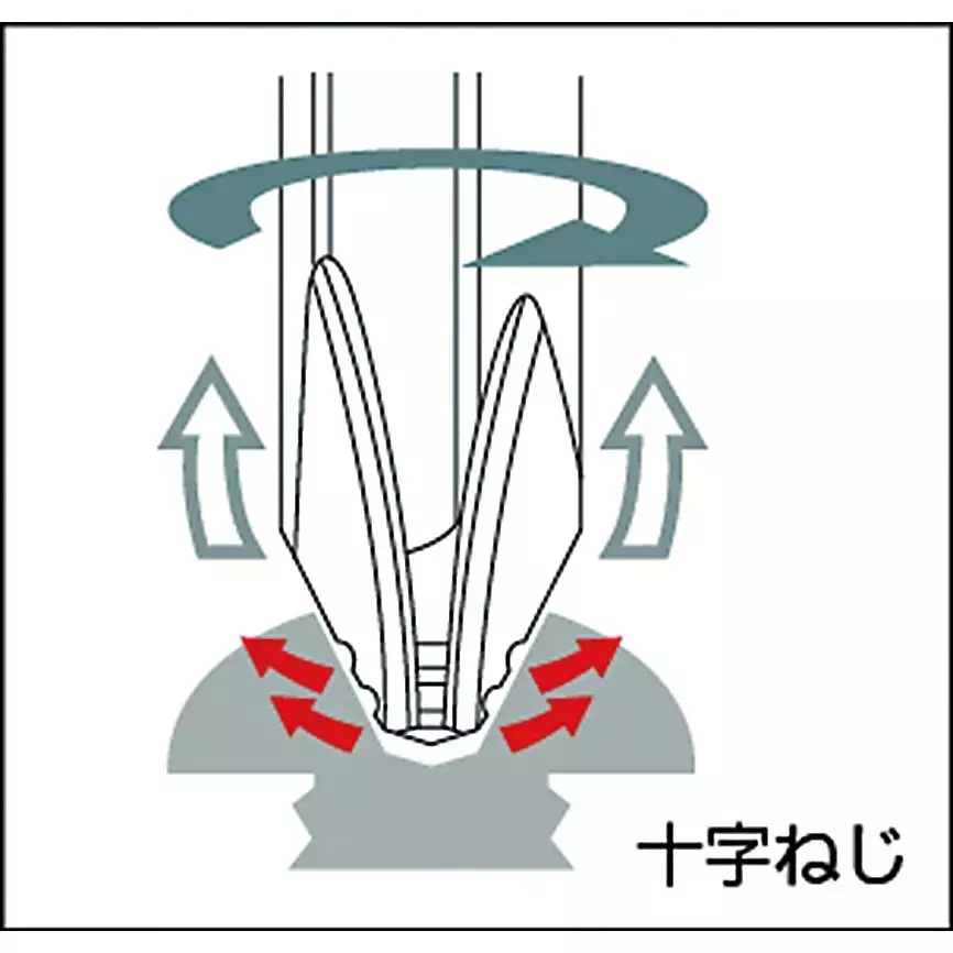Vessel Vessel Jagged Bit AZ14+2X65H, AZ14-2-65H