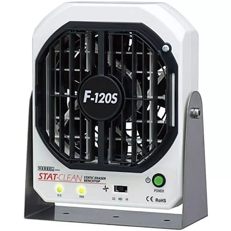 Vessel Static Electricity Removal Fan Low Air Flow Type 500 mA Max. Current Consumption, F-120S