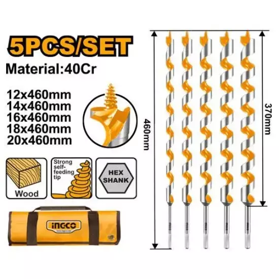 ingco-5-pcs-auger-drill-bits-set-460-mm-total-length-370-mm-working-length-dbw0501