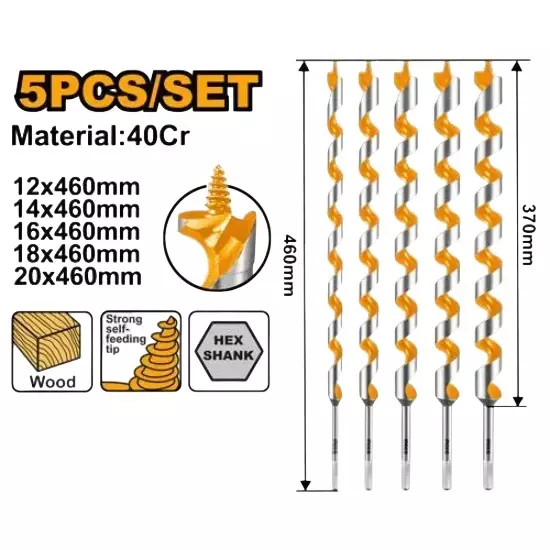 ingco-5-pcs-auger-drill-bits-set-460-mm-total-length-370-mm-working-length-dbw0501