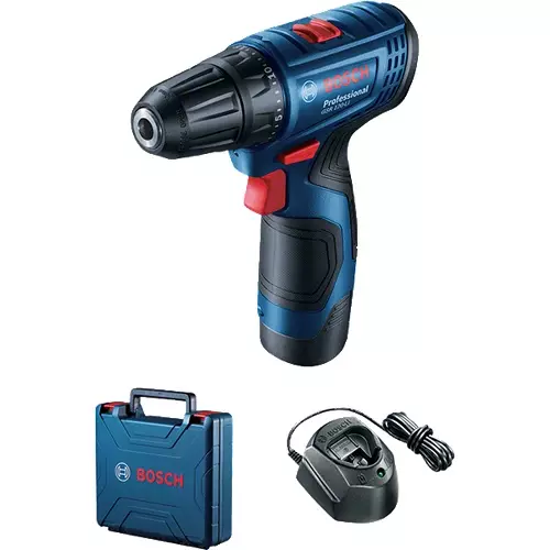 Bosch GSR120-Li Cordless Drill Driver 12 V Single Battery (With Battery & Charger)