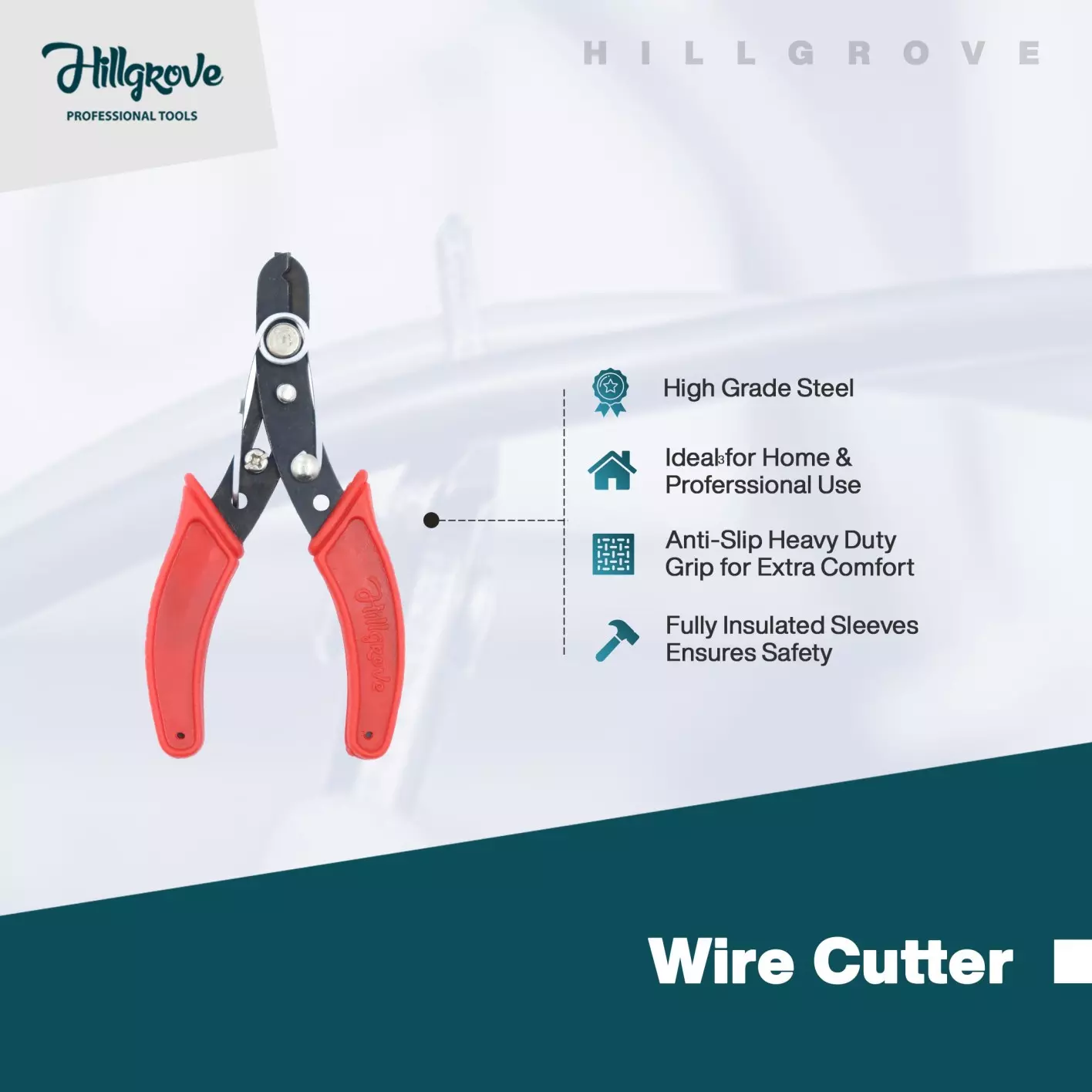 Hillgrove Chuck Size 26 mm Hammer Impact Drill kit 1200 W, HGCM759M1
