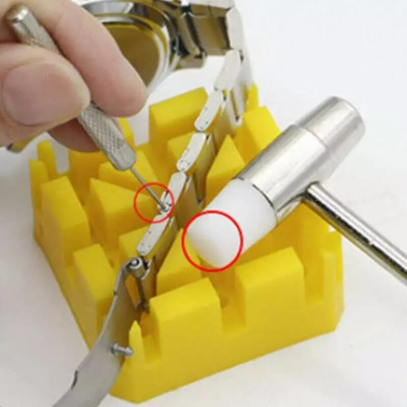 YADAV 16 Pcs Watchmaker Tool Kit Strap Link Remover, Band Adjuster & Back Opener