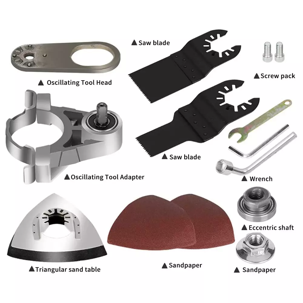YADAV Angle Grinder Accessory Converter Kit Oscillating Tools for Cutting Polishing Grinding