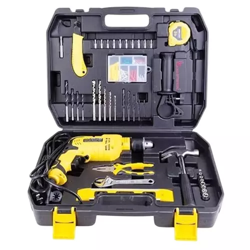 Malfah Enterprises Impact Drill Set  13 mm (0.51 inch) Chuck Size 550 W Power 220 V, DL6011