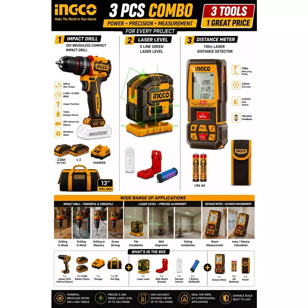 ingco-3-pcs-combo-tool-kit-includes-impact-drill-circular-saw-and-angle-grinder-with-battery-charger
