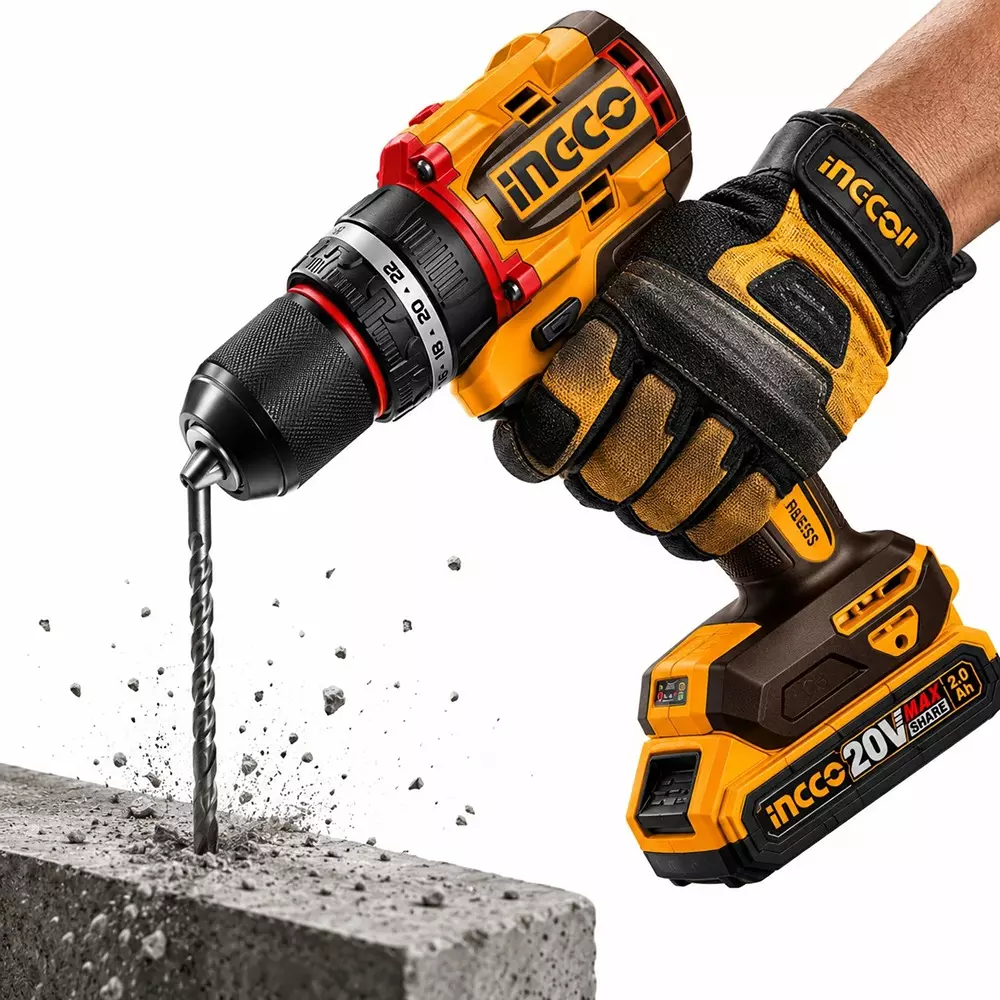 ingco-2-pcs-cordless-impact-drill-combo-kit-55-nm-and-60-nm-torque-13-mm-keyless-chuck-and-2-speed-settings-with-battery-charger