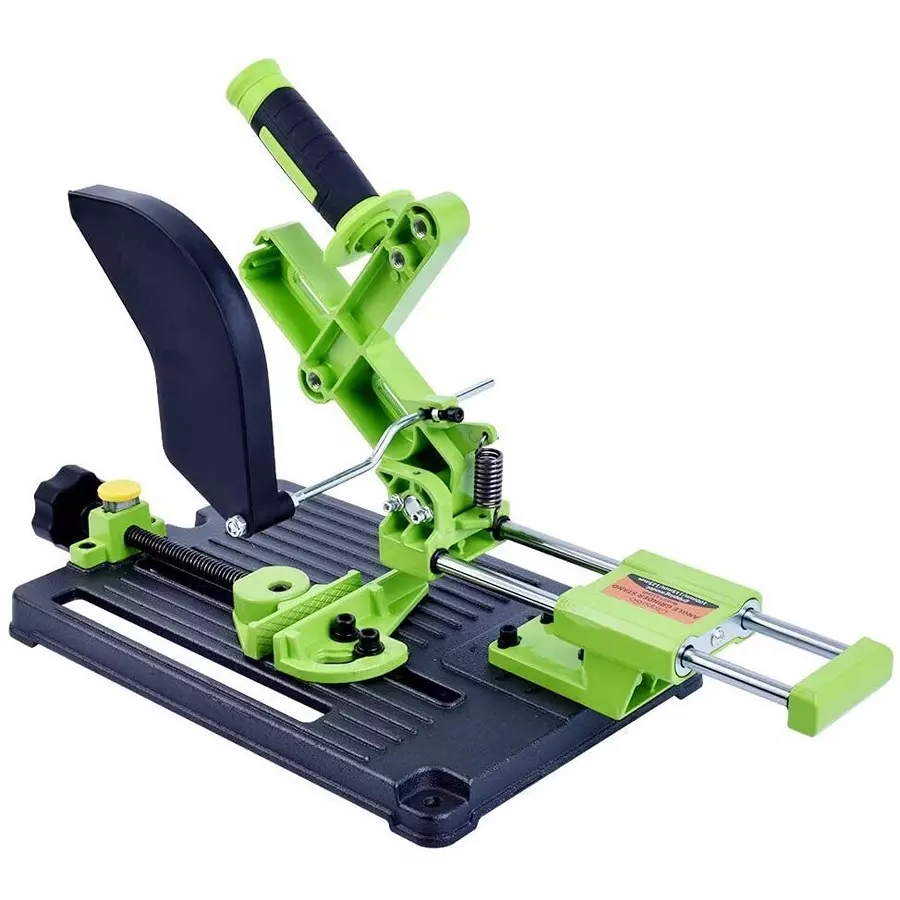 FLAMINGO ENTERPRISE Angle Grinder Sliding Compound Saw Stand 125 mm Wheel Diameter Green & Black, FM-22