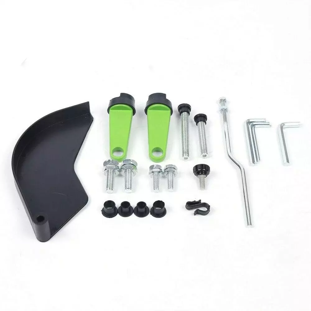 Jawsons Angle Grinder Holder cum Heavy Duty Cutting Stand with Adjustable Clamp, Spring Action & Extended Handle, Green & Black