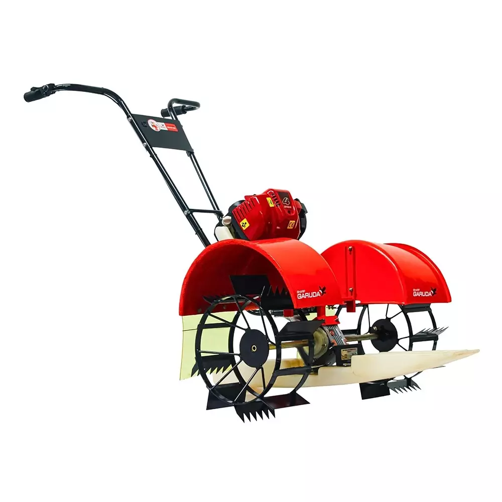 sharp-garuda-rice-paddy-weeder-36cc-4-stroke-petrol-engine-two-row-weeding-machine