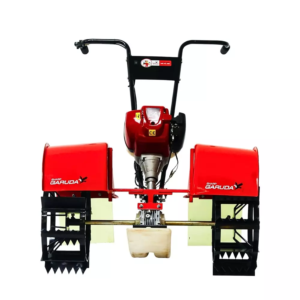 sharp-garuda-rice-paddy-weeder-36cc-4-stroke-petrol-engine-two-row-weeding-machine