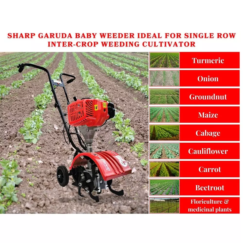sharp-garuda-baby-weeder-2-stroke-43-cc-175-hp-petrol-engine-garden-agricultural-multi-crop-power-tiller