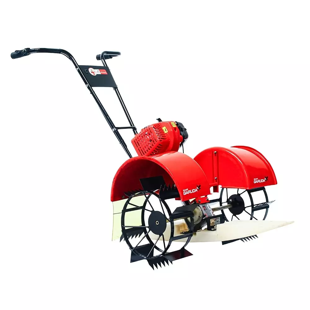 Sharp Garuda Rice Paddy Weeder 52cc 2 Stroke Petrol Engine Two-Row Weeding Machine, SGPW-252