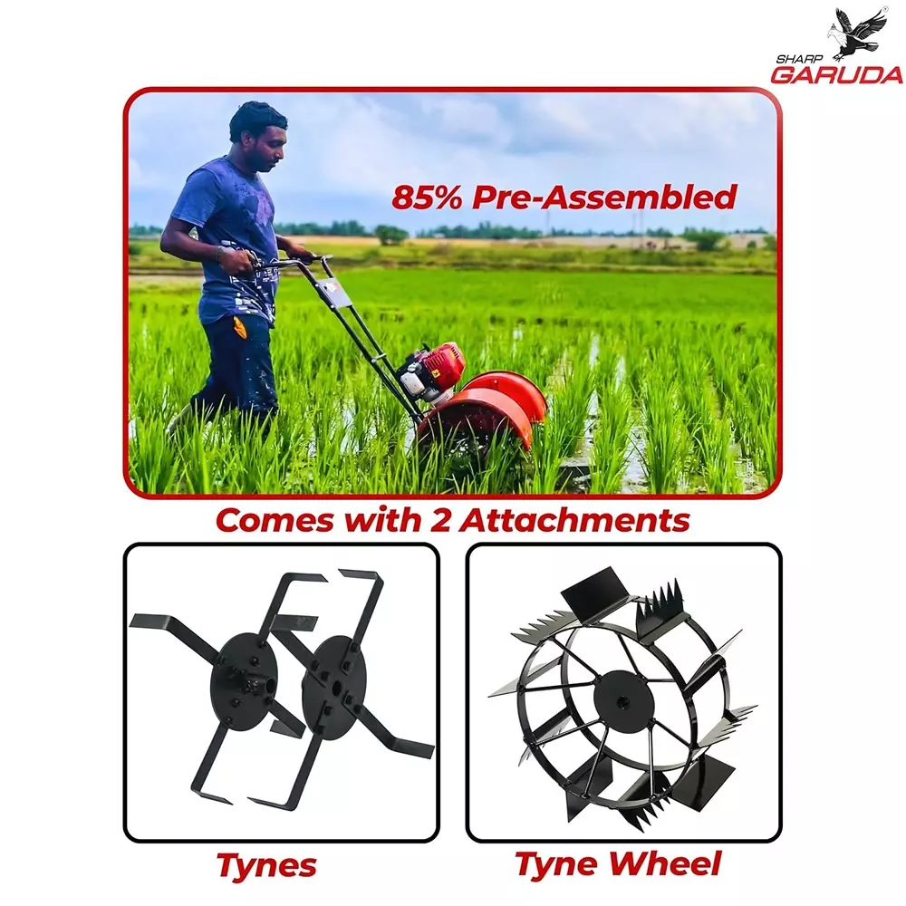sharp-garuda-rice-paddy-weeder-52cc-2-stroke-petrol-engine-two-row-weeding-machine