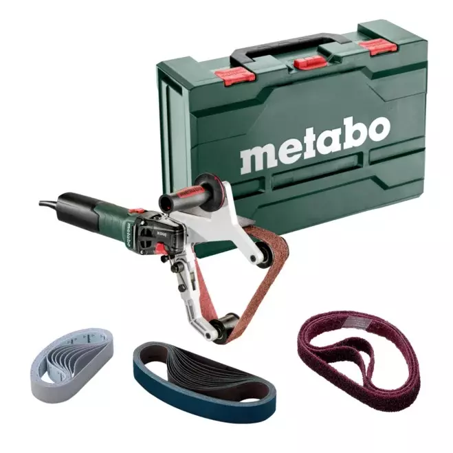 Metabo Tube Belt Sander Kit 1550 W Rated Power 180 mm Pipe Diameter 4 m Cable Length, RBE 15-18