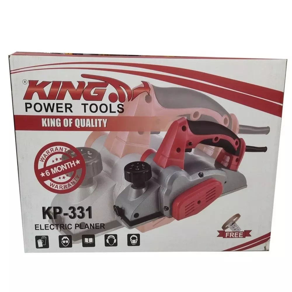 king-720-w-electric-planer-16300-rpm-no-load-speed-and-82-mm-planning-width-kp-331-with-blade-other-accessories