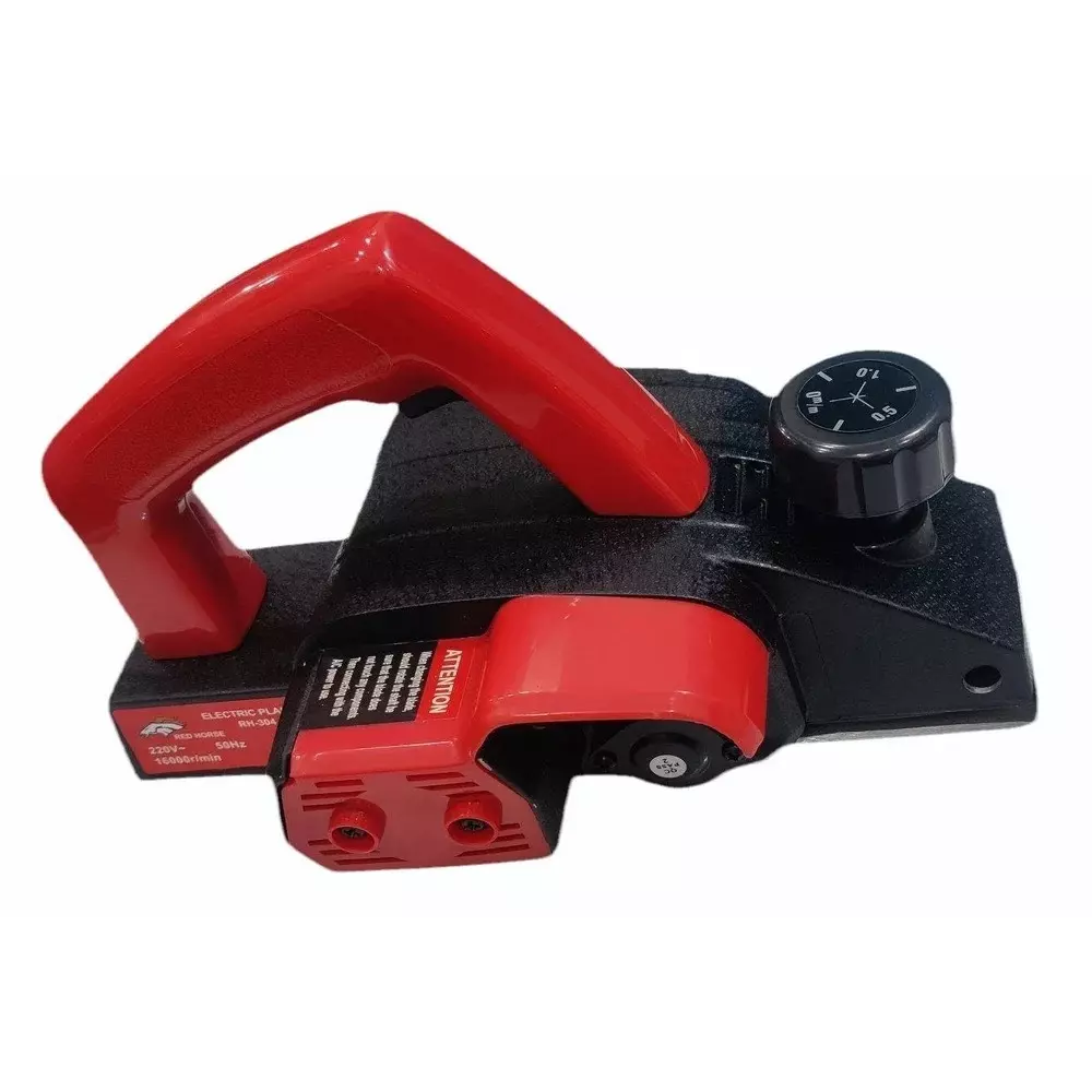 Red Horse 1200 W Electric Planer 16000 RPM No Load Speed and 82 mm Rebating Depth, RH-304 (With Blades)