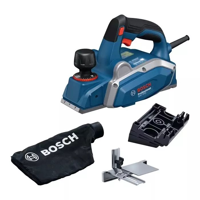 Bosch 600 W Electric Planer 16500 RPM No Load Speed and 82 mm Planing Width, 06015962F0