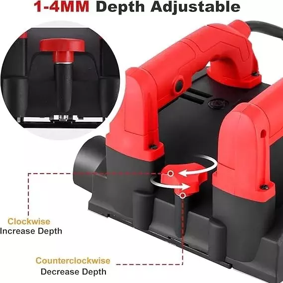 Painter Wall Shovel Machine 1680 W Power 4200 RPM Speed 150 mm (5.9 inch) Cut Width , WPR-01