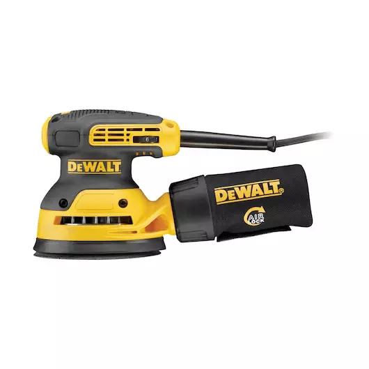 Dewalt 280 W Random Orbital Sander with 8000-12000 RPM and 125 mm Disc Diameter, DWE6423-B1 (Without Sanding Sheets)
