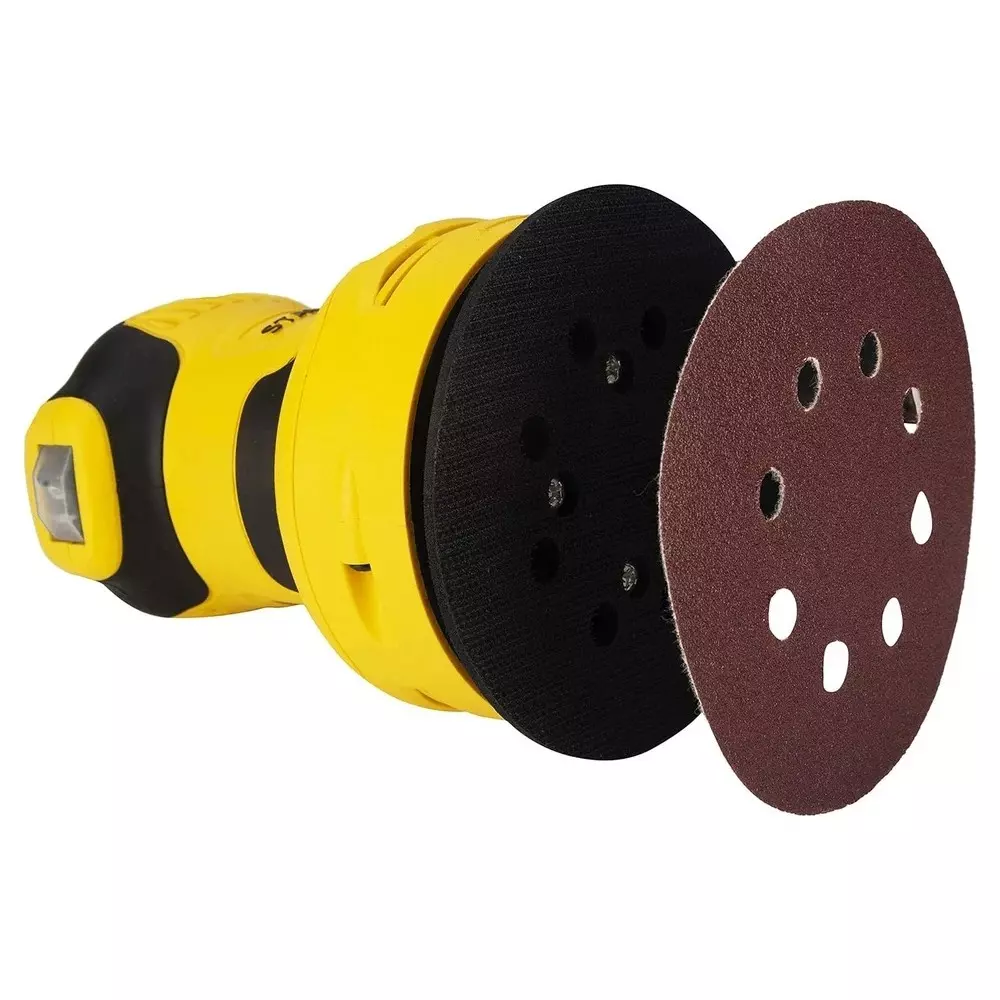 Stanley 300 W Random Orbital Sander 125 mm Disc Diameter and 3000 RPM No Load Speed, SS30 (With Sanding Disc)