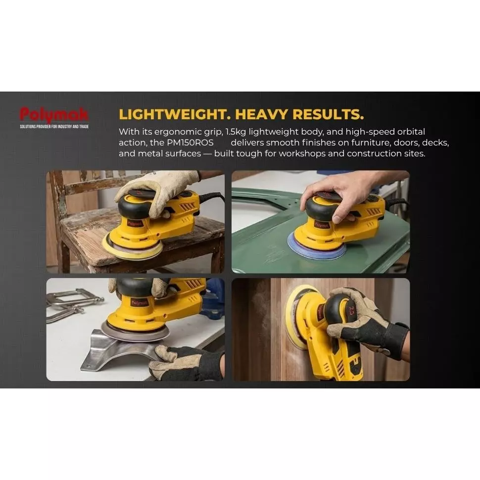 polymak-450-w-random-orbital-sander-with-6000-13000-rpm-no-load-speed-and-150-mm-disc-size-pm150ros-without-sanding-discs