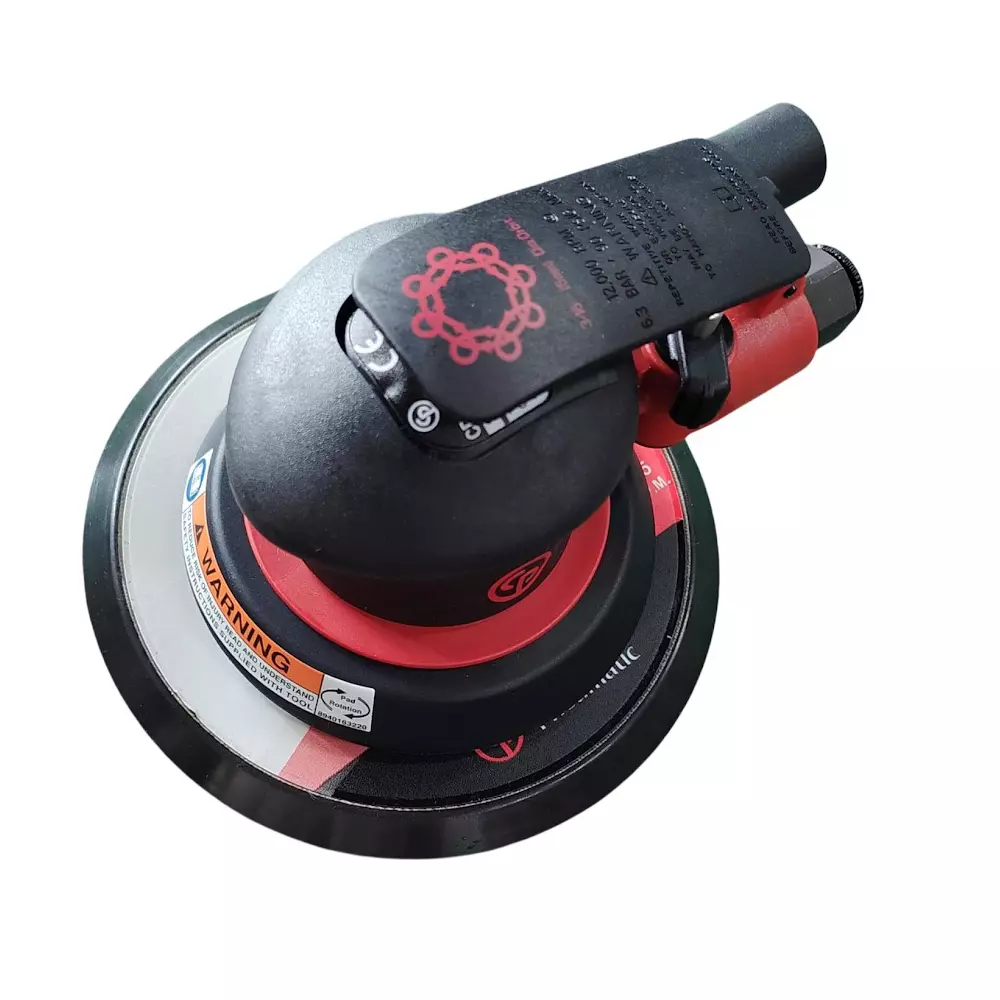Chicago Pneumatic Aluminum Orbital Sander 150 mm Pad Size 210 W Power, CP7255