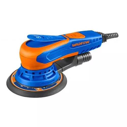 WADFOW Orbital Sander 350 W Input Power 4000 - 10000 RPM No Load Speed 150 mm Sanding Pad Diameter, WFA55350
