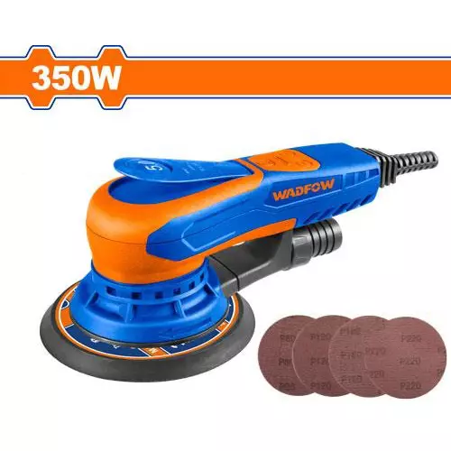 wadfow-orbital-sander-350-w-input-power-4000--10000-rpm-no-load-speed-150-mm-sanding-pad-diameter-wfa55350