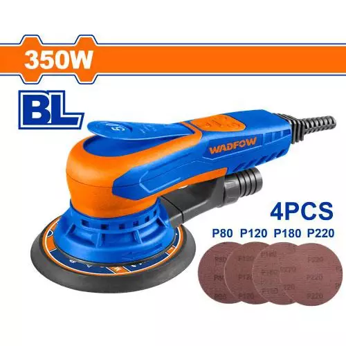 wadfow-orbital-sander-350-w-input-power-4000--10000-rpm-no-load-speed-150-mm-sanding-pad-diameter-wfa55350