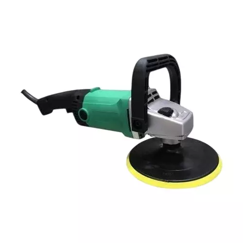 Nutronics Car Polisher Machine Kit with Sponge & Woolen Pad Plastic 178 mm Disc Diameter for Industrial Uses, CP1400