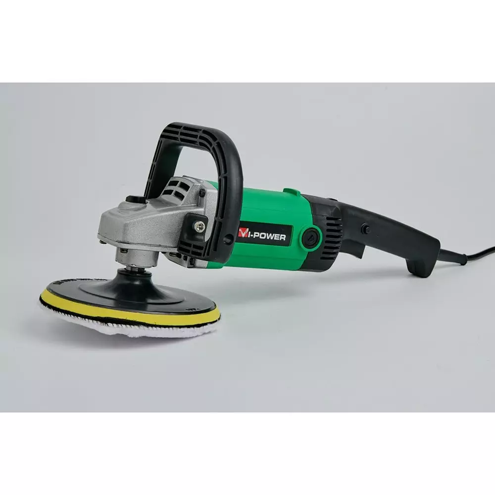 vi-power-1200-w-car-polisher-with-3000-rpm-no-load-speed-and-80-95-db-noise-level-vp-03-180-with-polishing-pad