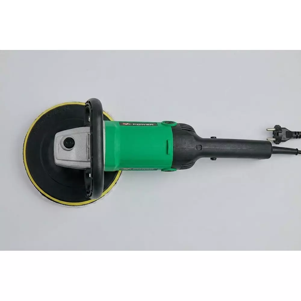 vi-power-1200-w-car-polisher-with-3000-rpm-no-load-speed-and-80-95-db-noise-level-vp-03-180-with-polishing-pad