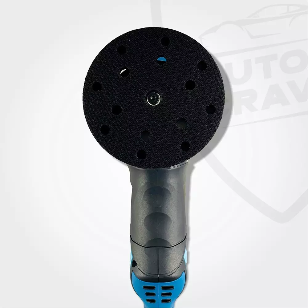 Autozcrave Digital Dual Action Polisher 750 W 3000-5200 RPM Speed 125 mm (5 inch) Disc Dia. Black & Blue, DAP515