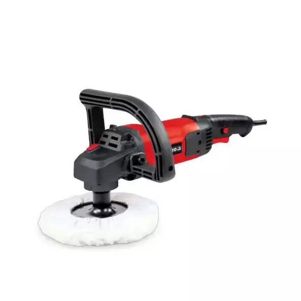 Yato 1400 W Car Polisher 0-2700 RPM No Load Speed and 180 mm Pad Size, YT-82197 (With Polishing Pad)
