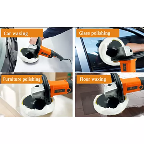 HITMIN Angle Polisher Without Pad 180 mm (7 inch) Sanding Disc 1200&nbsp;W Power 3300 RPM Load Speed,HMSP18A