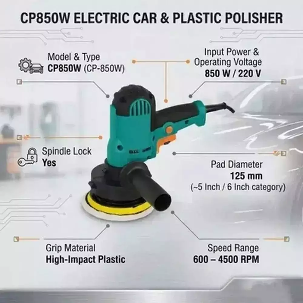 hartley-850-w-electric-car-polisher-with-125-mm-pad-diameter-and-600-4500-rpm-speed-range-cp-850w
