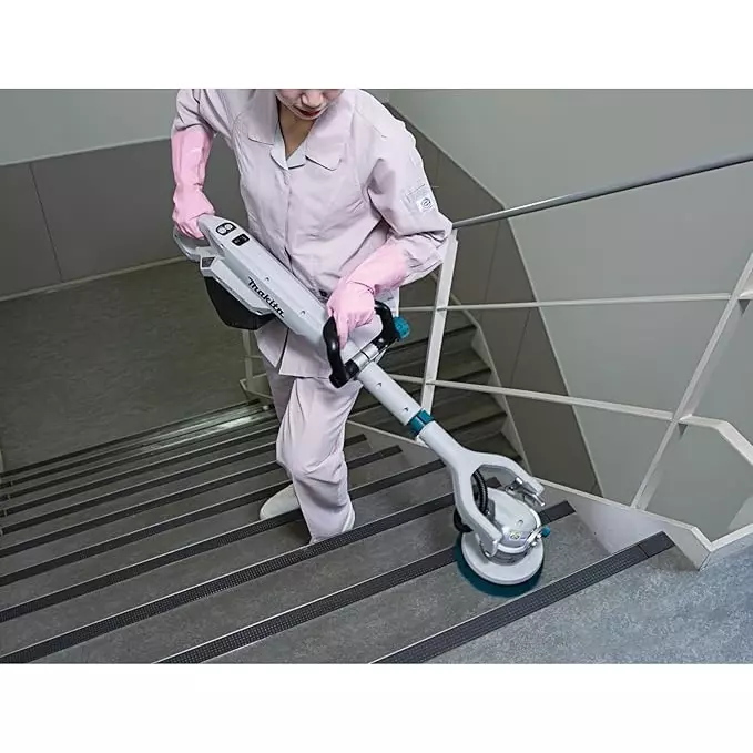 Makita Cordless Polisher Scrubber 40 V Max Li-ion XGT with 150, 350 and 600 RPM No Load Speed, PS001GZ (Without Battery & Charger)