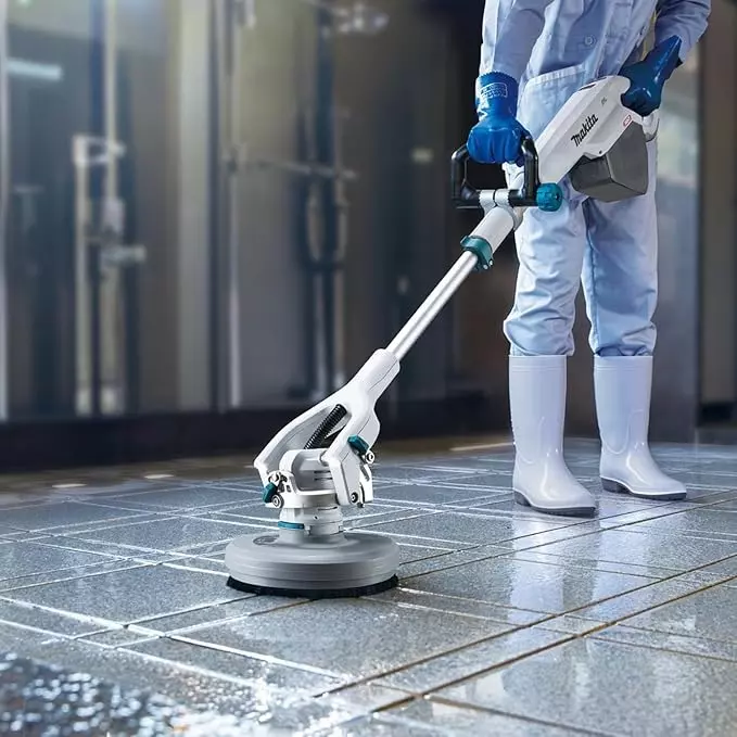 Makita Cordless Polisher Scrubber 40 V Max Li-ion XGT with 150, 350 and 600 RPM No Load Speed, PS001GZ (Without Battery & Charger)