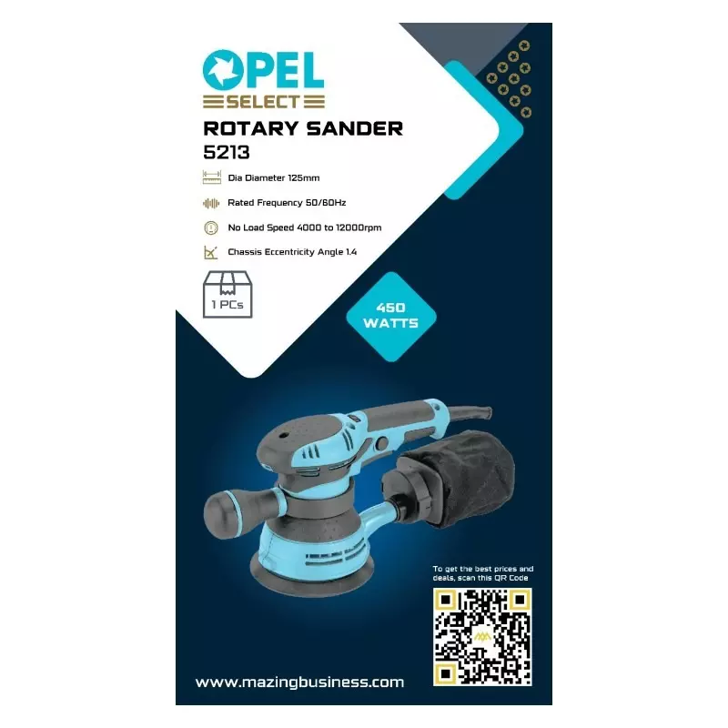 opel-select-rotary-sander-without-wheel-pad-450-w-power-125-mm-wheel-diameter-4000-12000-rpm-speed-for-industrial-use-mz13134